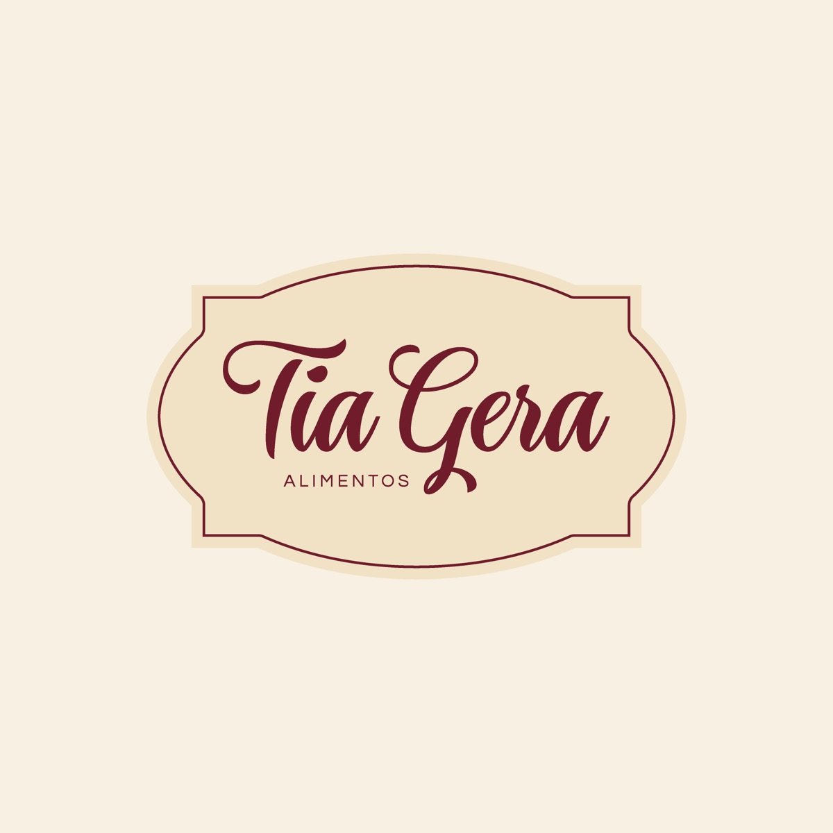 Identidade visual da Tia Gera Alimentos